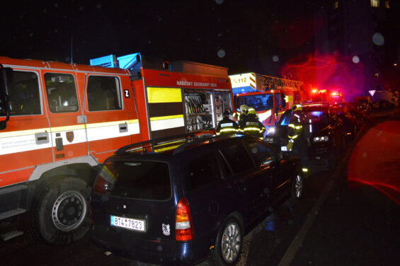 Poplach na Třanovského ulici
